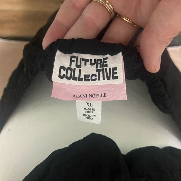 Future Collective Alani Noelle LIKE NEW strapless halter open back midi dress xl - Picture 4 of 7